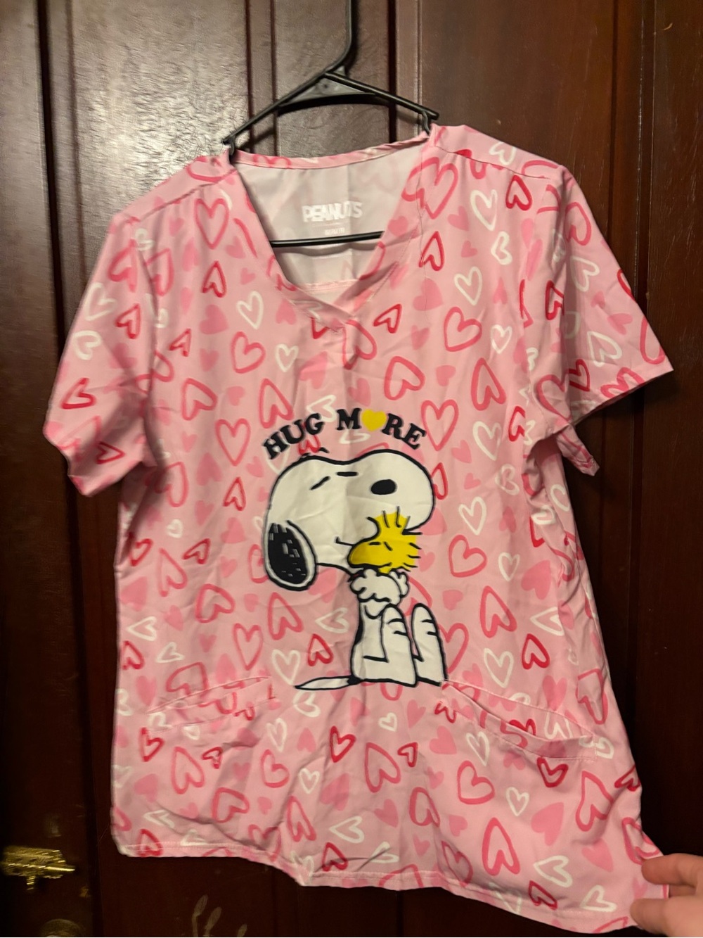 Peanuts Snoopy Scrub Top